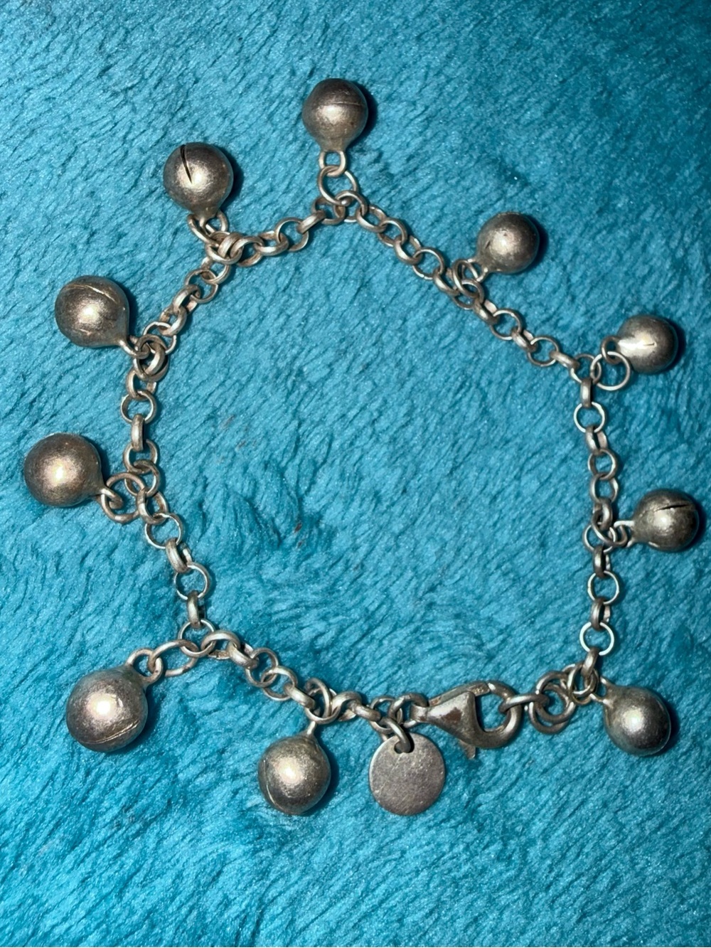 baby emi sterling silver jingle bell infant anklet mini bell child jewelry